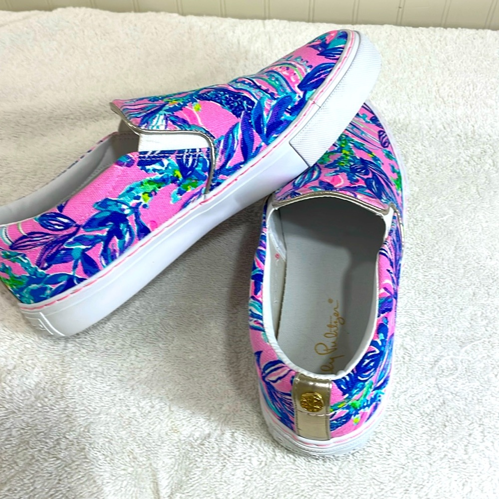 New Lilly Pulitzer Slip on sneakers